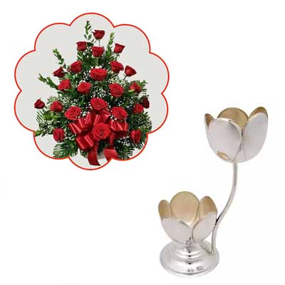 "Flowers and Silver Items - code FS02 - Click here to View more details about this Product